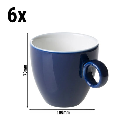 GGM Gastro (6 pcs) BART COLOUR CAFE | Coffee Cup Colour Cafe - 170ml - Blue