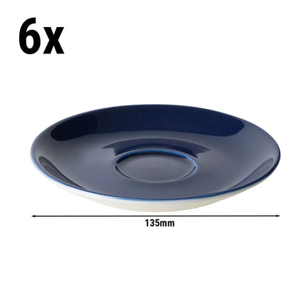 GGM Gastro (6 pcs) BART COLOUR CAFE - Coffee saucers - Ø135mm - Blue