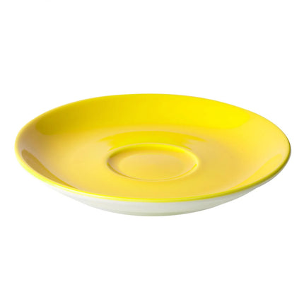 GGM Gastro (6 pcs) BART COLOUR CAFE - Flat white saucers - Ø135mm - Yellow