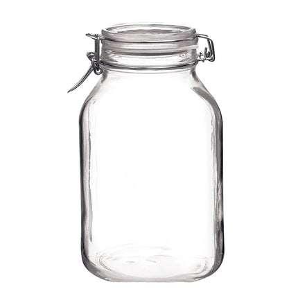GGM Gastro (6 pcs) Bormioli Rocco | Clip Top Preserve Jar - DUBLIN - 1.5L - with Clip Top Lid