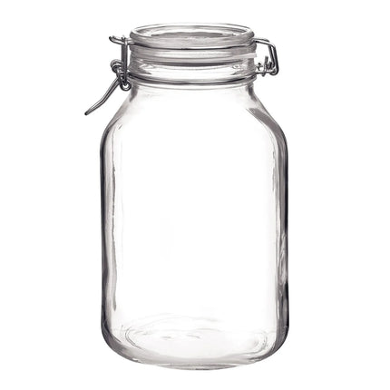 GGM Gastro (6 pcs) Bormioli Rocco | Clip Top Preserve Jar - DUBLIN - 3L - with Clip Top Lid
