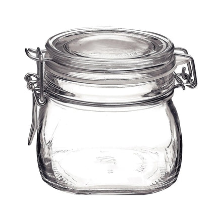 GGM Gastro (6 pcs) Bormioli Rocco | Clip Top Preserve Jar - DUBLIN - 500ml - with Clip Top Lid