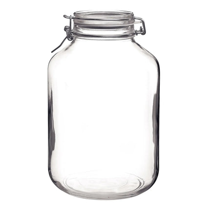 GGM Gastro (6 pcs) Bormioli Rocco | Clip Top Preserve Jar - DUBLIN - 5L - with Clip Top Lid