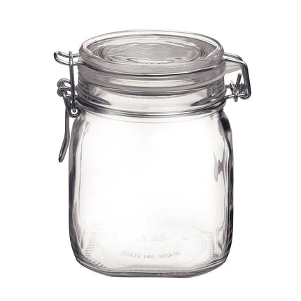 GGM Gastro (6 pcs) Bormioli Rocco | Clip Top Preserve Jar - DUBLIN - 750ml - with Clip Top Lid