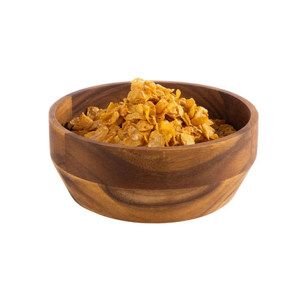 GGM Gastro (6 pcs) Bowl - ACACIA - Acacia Wood - 1.8L - 210x210mm - Depth: 85mm - Brown