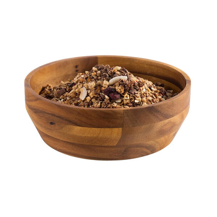 GGM Gastro (6 pcs) Bowl - ACACIA - Wood - 2.5L - 250x250mm - Depth: 85mm - Brown
