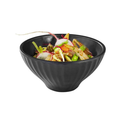 GGM Gastro (6 pcs) Bowl - AIKO - Melamine - 200ml - square - 120x120mm - Depth: 60mm - Black