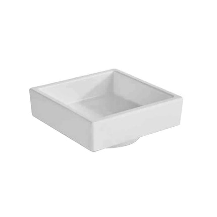 GGM Gastro (6 pcs) Bowl - ASIA PLUS - Melamine - 0.05L - square - 75x75mm - Depth: 30mm - White