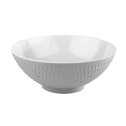 GGM Gastro (6 pcs) Bowl - ASIA PLUS - Melamine - 1.1L - square - 200x200mm - Depth: 80mm - White/Grey