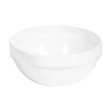 GGM Gastro (6 pcs) Bowl - CASUAL MAXI - Melamine - 2.5L - round - Ø 230mm - 230x230mm - Depth: 105mm - White