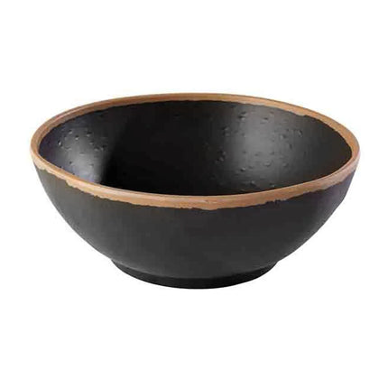 GGM Gastro (6 pcs) Bowl - CROCKER - Melamine - 1.45L - Ø 210mm - 210x210mm - Depth: 80mm - Brown/Terracotta