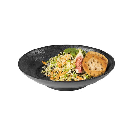 GGM Gastro (6 pcs) Bowl - DARK WAVE - Melamine - 0.75L - round - Ø 225mm - Black