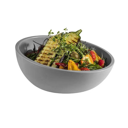 GGM Gastro (6 pcs) Bowl - ELEMENT LOOK - Melamine - 1.45L - 260x260mm - Depth: 125mm - Grey