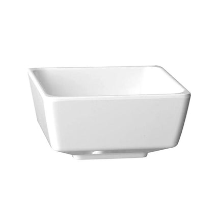 GGM Gastro (6 pcs) Bowl - FLOAT - Melamine - 0.5L - square - 125x125mm - Depth: 60mm - White