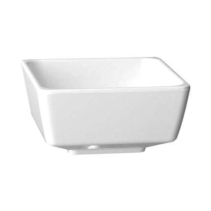 GGM Gastro (6 pcs) Bowl - FLOAT - Melamine - 1.9L - square - 190x190mm - Depth: 95mm - White