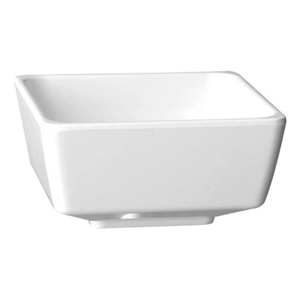 GGM Gastro (6 pcs) Bowl - FLOAT - Melamine - 4.7L - square - 250x250mm - Depth: 120mm - White