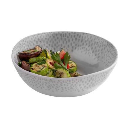 GGM Gastro (6 pcs) Bowl - FOOTMARK - Melamine - 600ml - 180x180mm - Depth: 55mm - White
