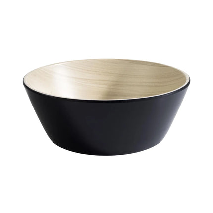 GGM Gastro (6 pcs) Bowl - FRIDA - Melamine - 1.2L - square - 200x200mm - Depth: 75mm - Black