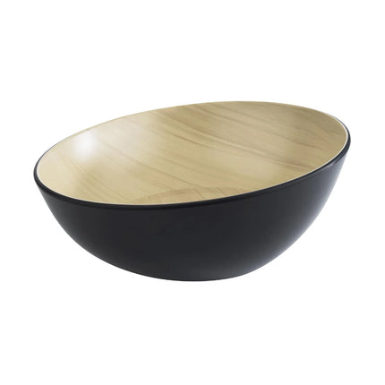 GGM Gastro (6 pcs) Bowl - FRIDA - Melamine - 1.6L - round - Ø 250mm - Black & Beige