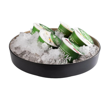 GGM Gastro (6 pcs) Bowl - FRIDA - Melamine - 2-piece set - round - Ø 255mm - Depth: 60mm - Black & Beige