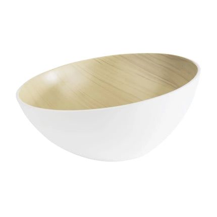 GGM Gastro (6 pcs) Bowl - FRIDA - Melamine - 2.6L - round - Ø 285mm - Depth: 140mm - White
