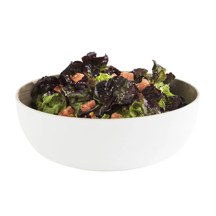 GGM Gastro (6 pcs) Bowl - FRIDA - Melamine - 4.7L - 300x300mm - Depth: 95mm - White/Beige