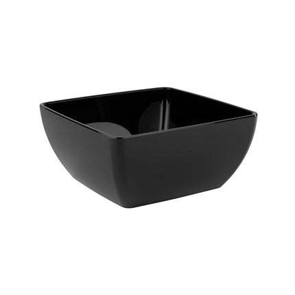 GGM Gastro (6 pcs) Bowl - FRIENDLY - PET - 0.40L - square - 125x125mm - Depth: 65mm - Black