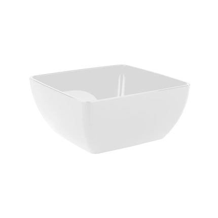 GGM Gastro (6 pcs) Bowl - FRIENDLY - PET - 0.4L - square - 125x125mm - Depth: 65mm - White
