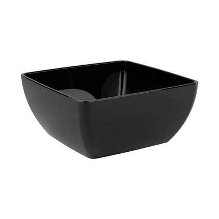 GGM Gastro (6 pcs) Bowl - FRIENDLY - PET - 1.5L - square - 190x190mm - Depth: 90mm - Black