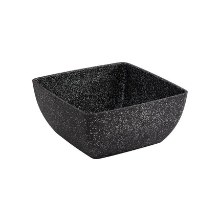 GGM Gastro (6 pcs) Bowl - FROSTFIRE - Aluminium - 1.5L - square - 190x190mm - Depth: 90mm - Grey speckled