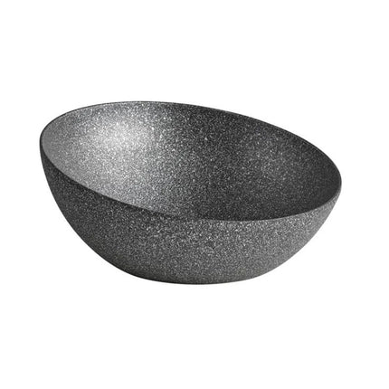 GGM Gastro (6 pcs) Bowl - FROSTFIRE - Aluminium - 1.9L - square - 265x265mm - Depth: 120mm - Grey-speckled