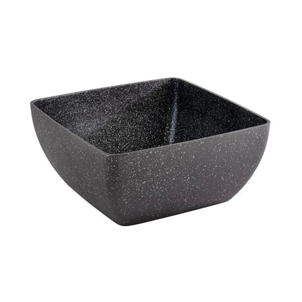 GGM Gastro (6 pcs) Bowl - FROSTFIRE - Aluminium - 3.8L - square - 250x250mm - Depth: 120mm - Grey-speckled