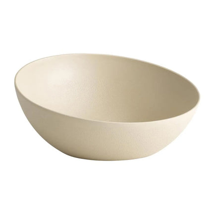GGM Gastro (6 pcs) Bowl - FROSTFIRE - Aluminium - 3L - round - Ø 325mm - Depth: 140mm - Beige