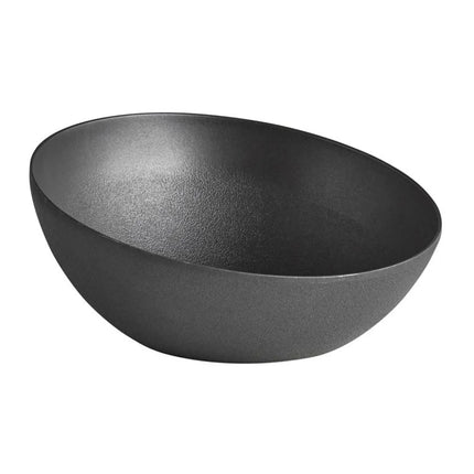 GGM Gastro (6 pcs) Bowl - FROSTFIRE - Aluminium - 3L - round - Ø 325mm - Depth: 140mm - Black