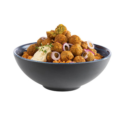 GGM Gastro (6 pcs) Bowl - LOOPS - Melamine - 1.8L - square - 240x240mm - Depth: 90mm - Blue