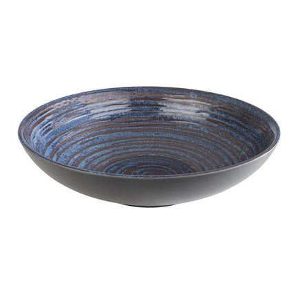GGM Gastro (6 pcs) Bowl - LOOPS - Melamine - 2L - round - Ø 310mm - Blue