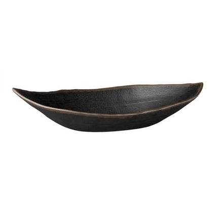 GGM Gastro (6 pcs) Bowl - MARONE - Melamine - 0.9L - 360x190mm - Depth: 80mm - Black/Brown