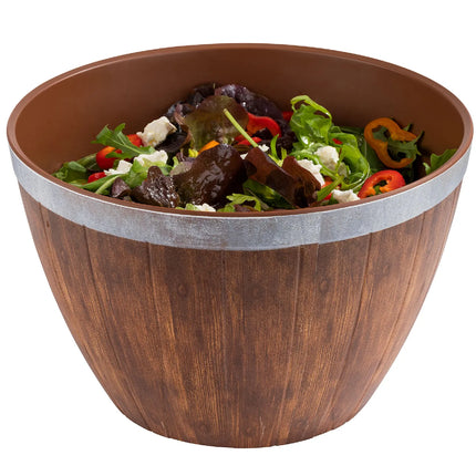 GGM Gastro (6 pcs) Bowl - Melamine - 4.5L - 250x250mm - Depth: 160mm - Brown - passend für 85250