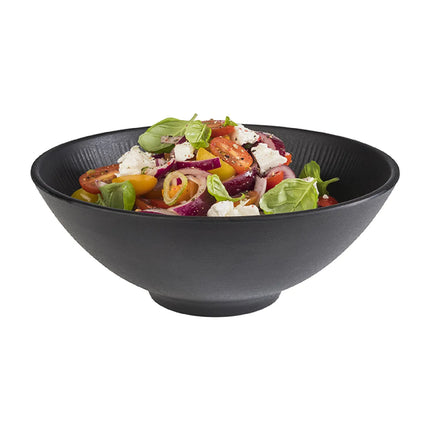 GGM Gastro (6 pcs) Bowl - NERO - Melamine - 1.7L - round - Ø 240mm - Black