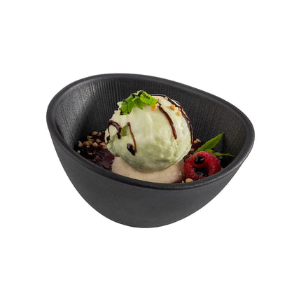 GGM Gastro (6 pcs) Bowl - NERO - Melamine - 300ml - 145x125mm - Depth: 80mm - Black