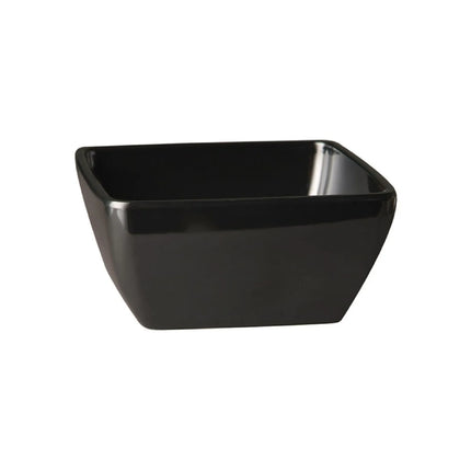 GGM Gastro (6 pcs) Bowl - PURE COLOR - Melamine - 140ml - square - 90x90mm - Depth: 40mm - Black