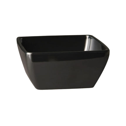 GGM Gastro (6 pcs) Bowl - PURE COLOR - Melamine - 1.5L - square - 190x190mm - Depth: 90mm - Black