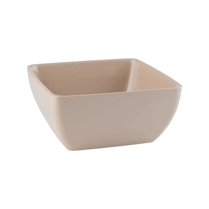 GGM Gastro (6 pcs) Bowl - PURE - Melamine - 1.5L - square - 190x190mm - Depth: 90mm - Beige