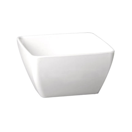 GGM Gastro (6 pcs) Bowl - PURE - Melamine - 1.5L - square - 190x190mm - Depth: 90mm - White