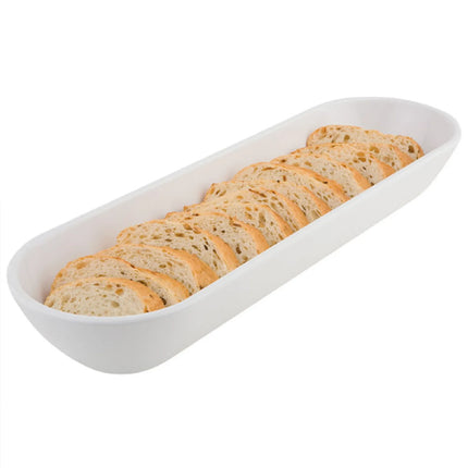 GGM Gastro (6 pcs) Bowl - PURE - Melamine - 2.4L - 510x155mm - Depth: 75mm - White