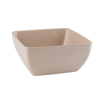 GGM Gastro (6 pcs) Bowl - PURE - Melamine - 3.8L - square - 250x250mm - Depth: 120mm - Beige
