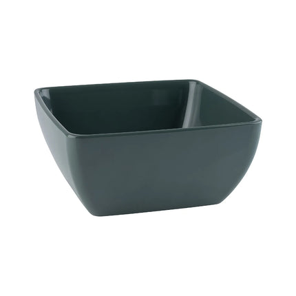 GGM Gastro (6 pcs) Bowl - PURE - Melamine - 3.8L - square - 250x250mm - Depth: 120mm - Green