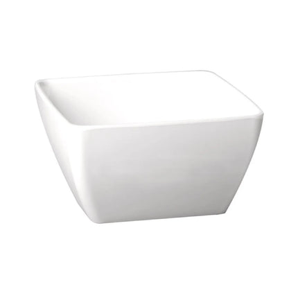 GGM Gastro (6 pcs) Bowl - PURE - Melamine - 3.8L - square - 250x250mm - Depth: 120mm - White