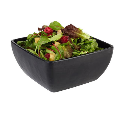 GGM Gastro (6 pcs) Bowl - SLATE - Melamine - 1.5L - square - 190x190mm - Depth: 90mm - Black