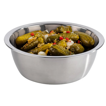 GGM Gastro (6 pcs) Bowl - Stainless Steel - 3L - 260x260mm - Depth: 90mm - square